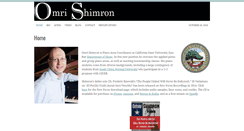 Desktop Screenshot of omrishimron.com