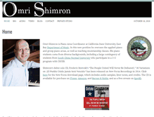 Tablet Screenshot of omrishimron.com
